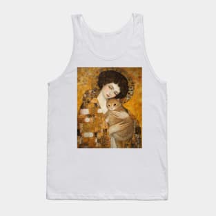 Woman and Cat II Tank Top